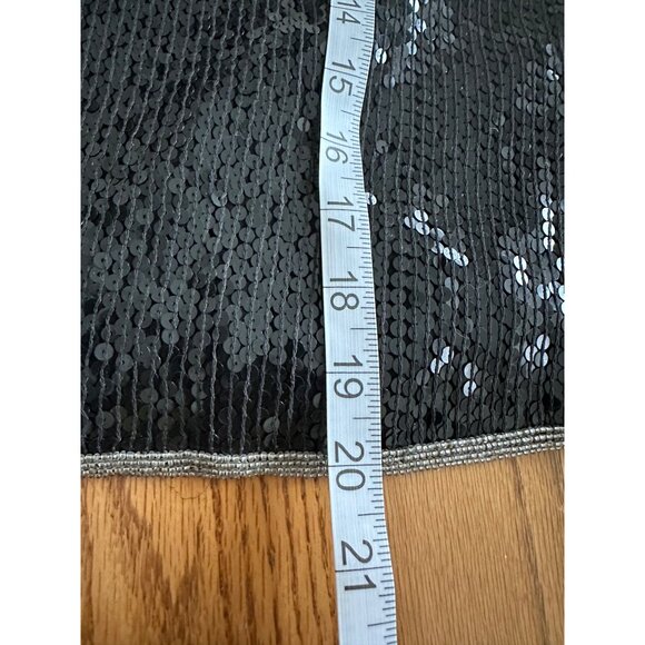 Scala 100% Silk Y2K 2000 beaded and sequined New Year’s Eve tank Size M Vintage - Picture 10 of 10
